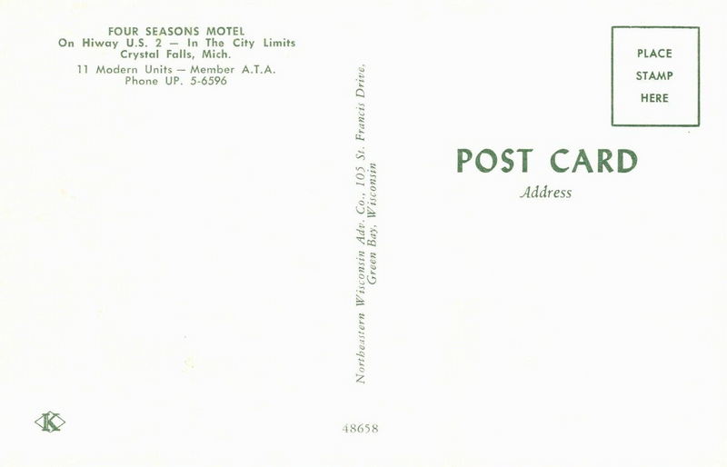 Four Seasons Motel - Postcard View